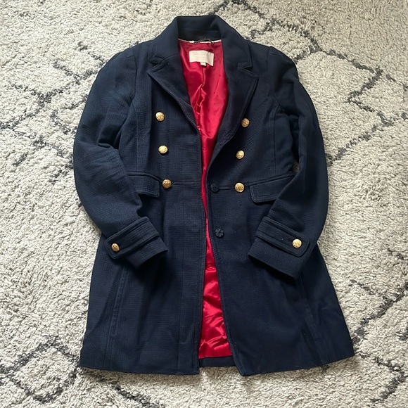 Banana Republic Jackets & Blazers - Banana Republic Size S Navy Overcoat